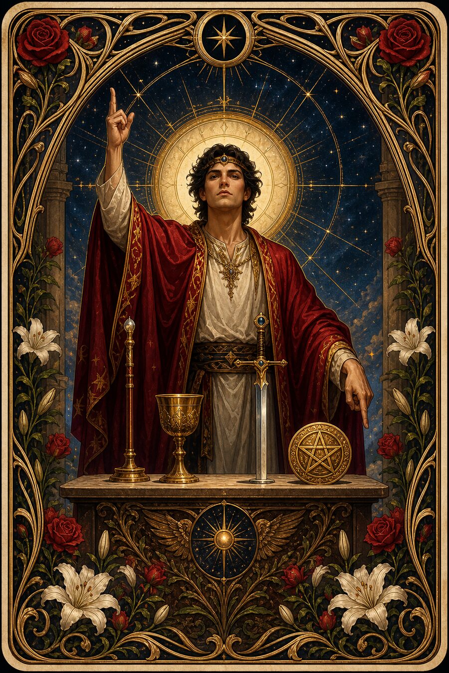 The Magician tarot card