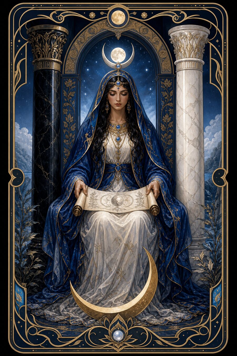 The High Priestess tarot card