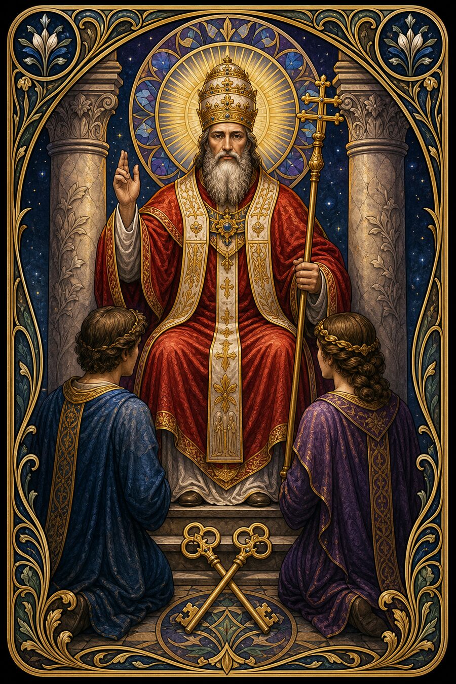 The Hierophant tarot card