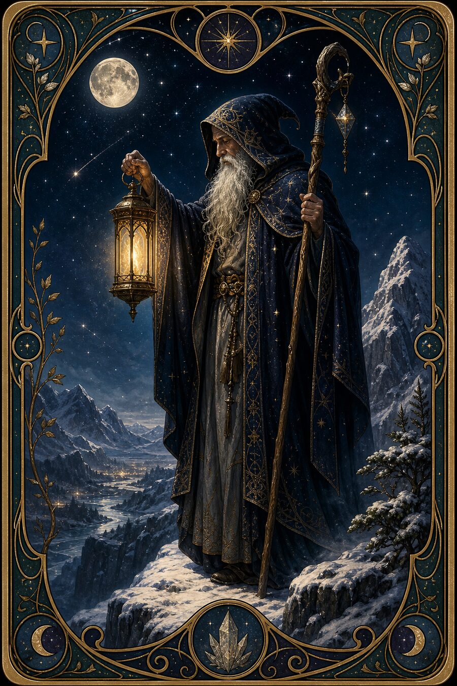 The Hermit tarot card