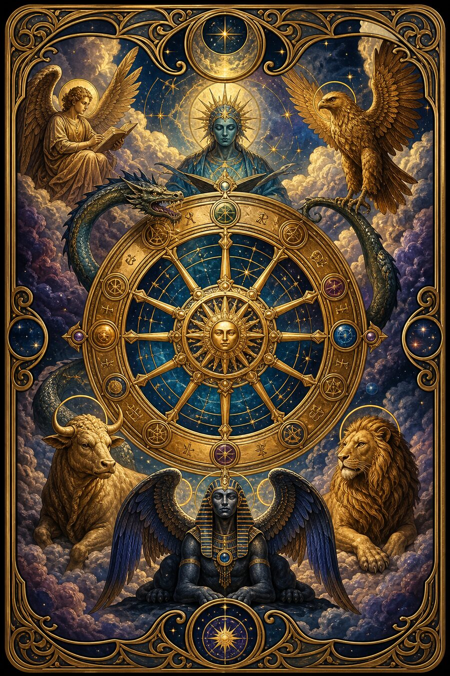 Wheel of Fortune tarot card