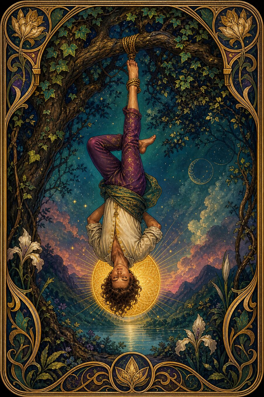 The Hanged Man tarot card