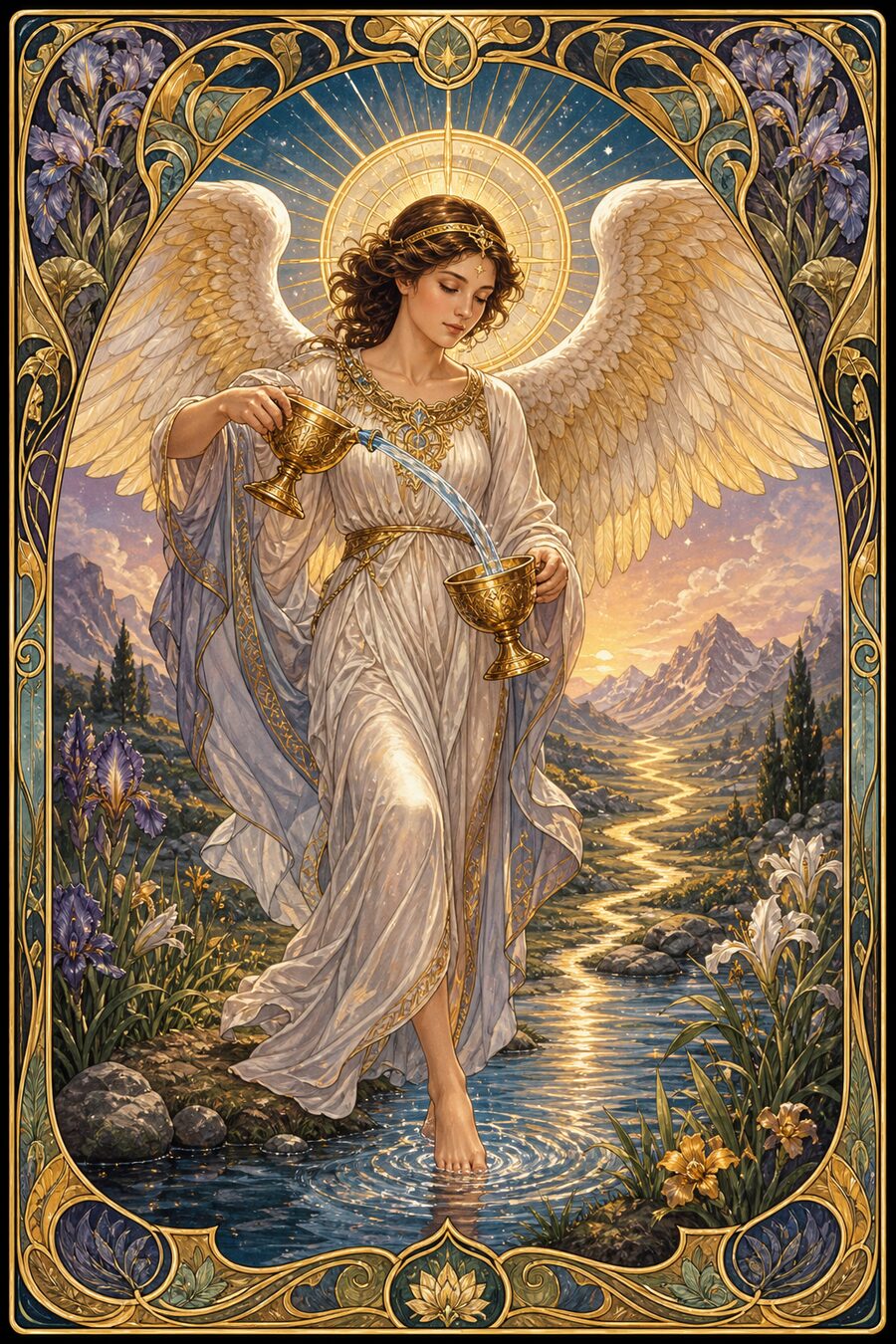 Temperance tarot card