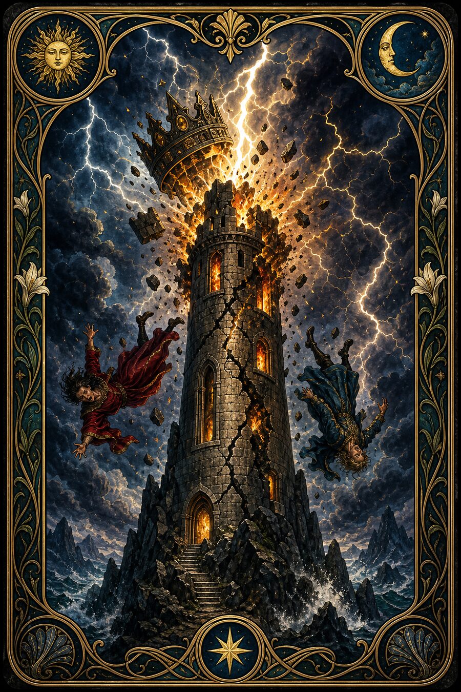 The Tower tarot card