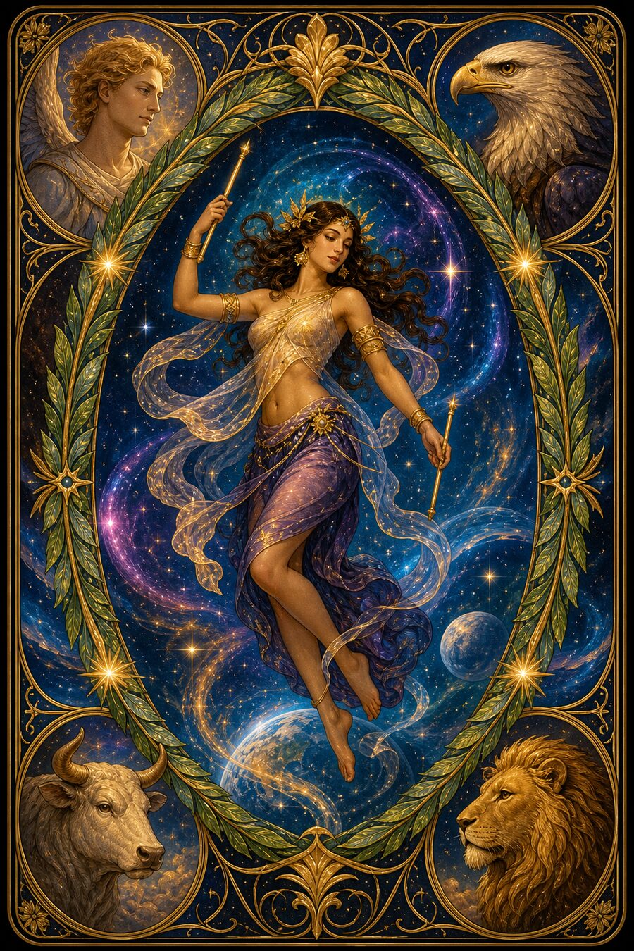 The World tarot card