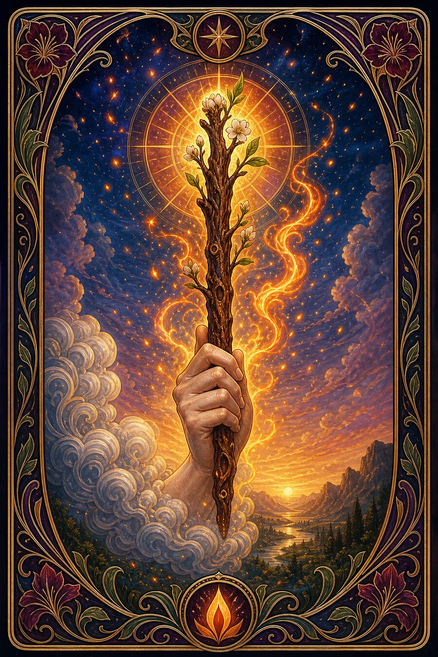 Ace of Wands tarot card
