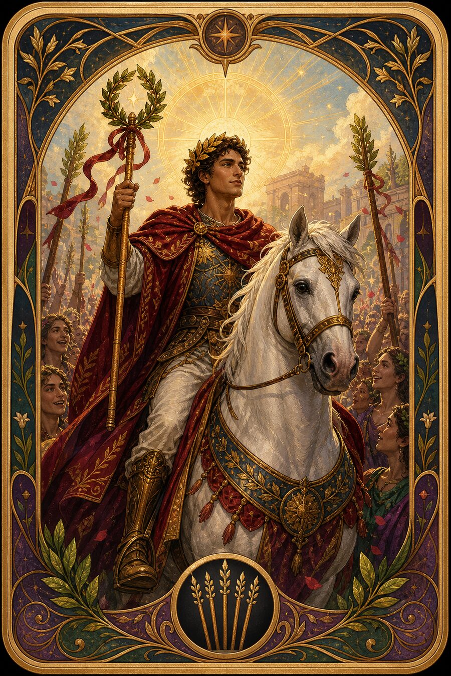 Six of Wands tarot card