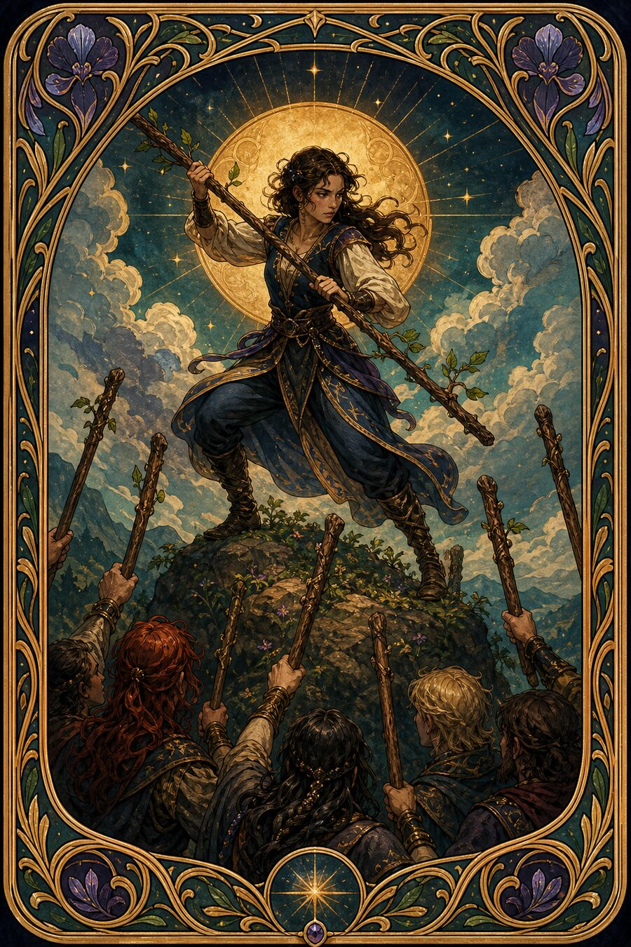 Seven of Wands tarot card