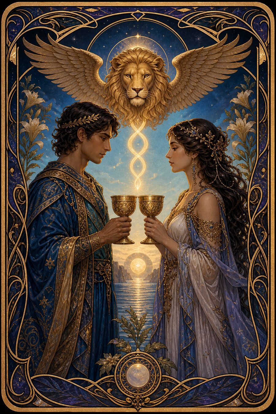 Two of Cups tarot card