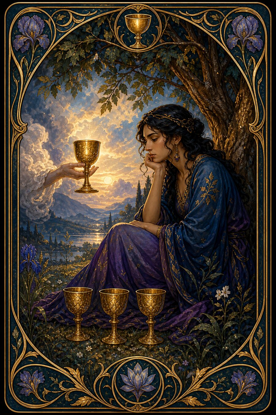 Four of Cups tarot card