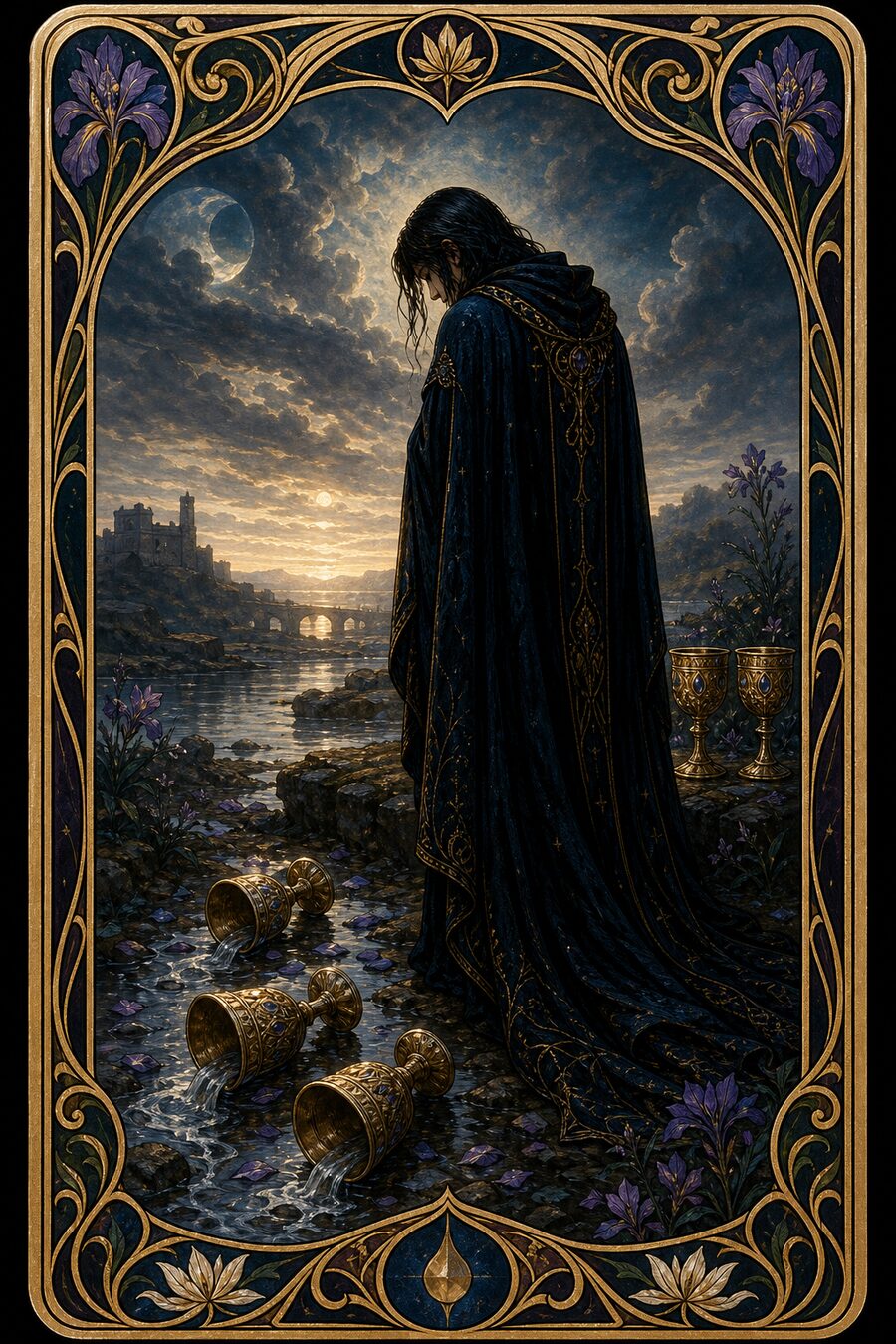 Five of Cups tarot card