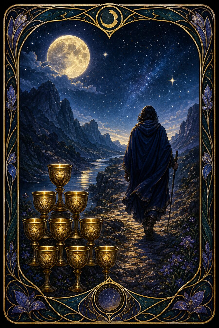 Eight of Cups tarot card