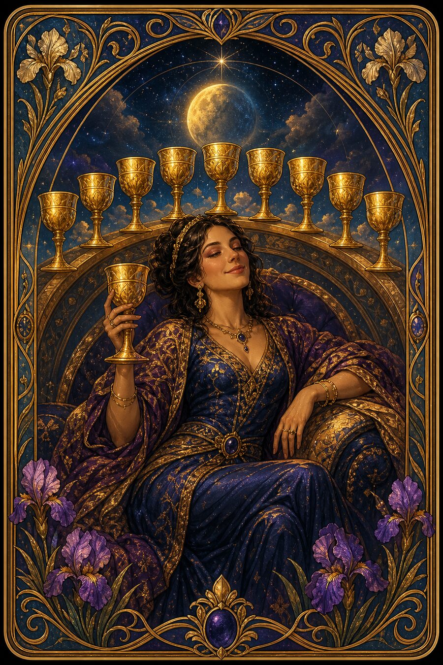 Nine of Cups tarot card