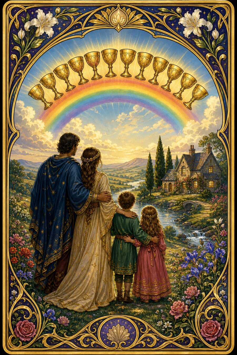Ten of Cups tarot card