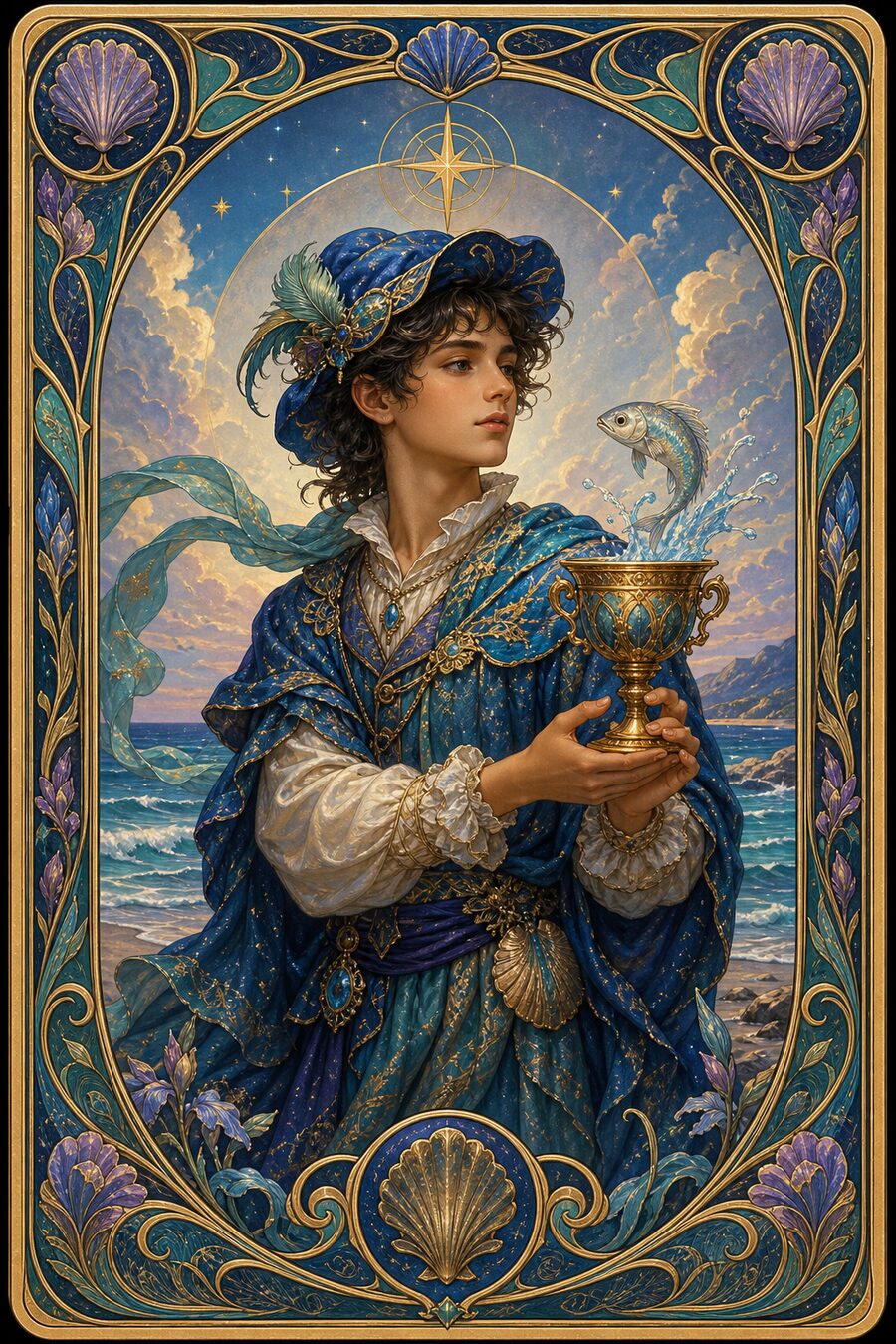 Page of Cups tarot card