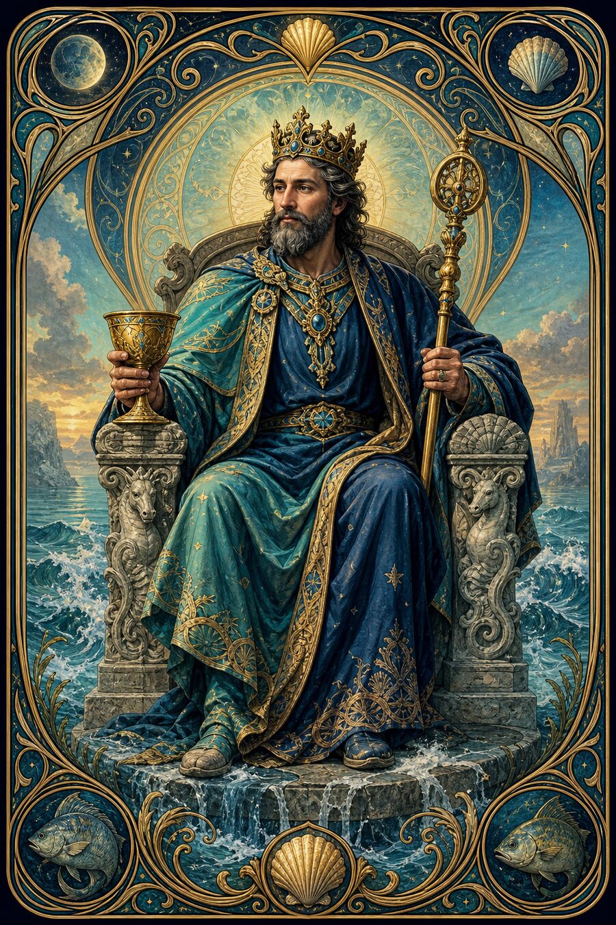 King of Cups tarot card