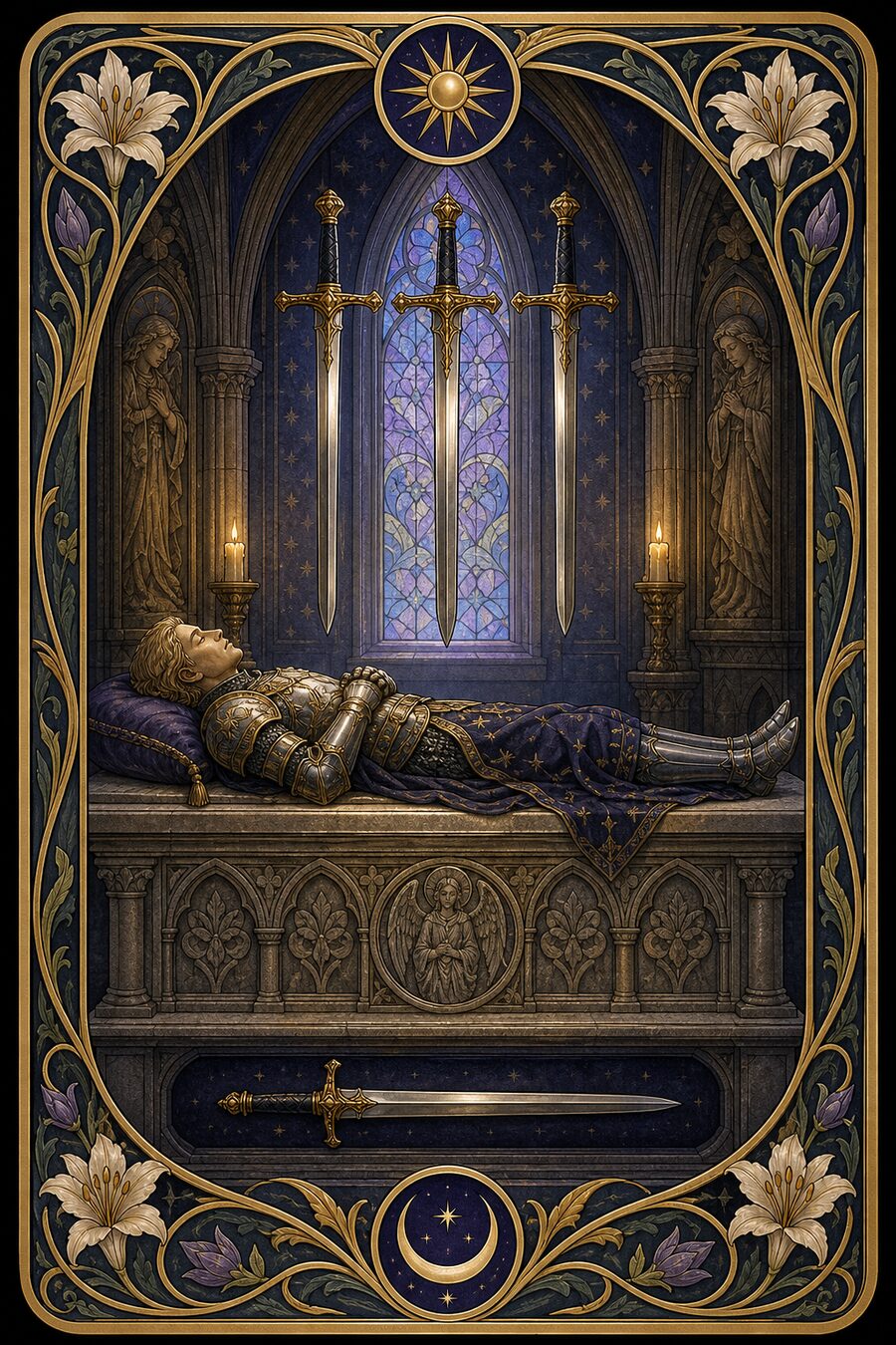 Four of Swords tarot card