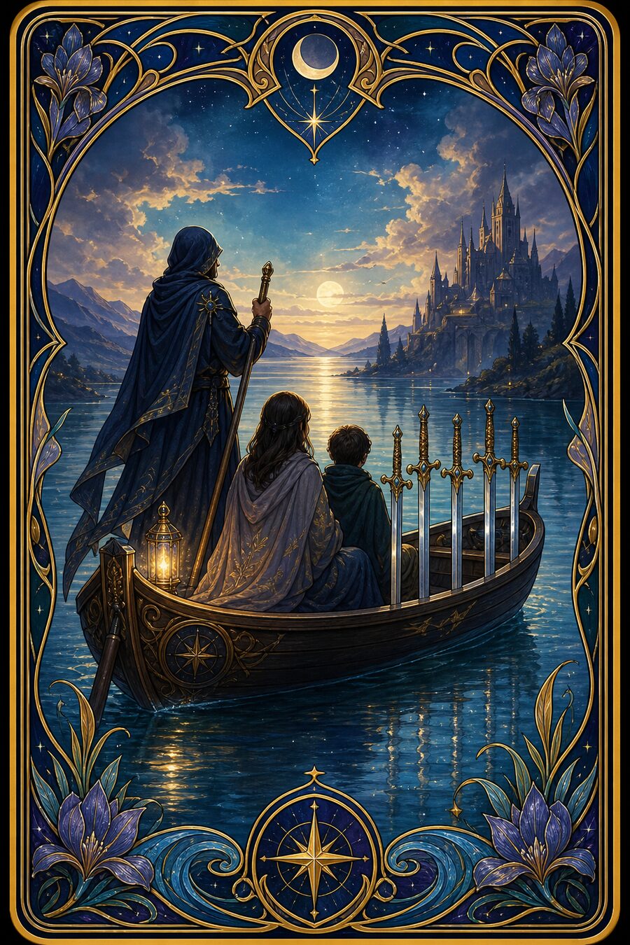 Six of Swords tarot card