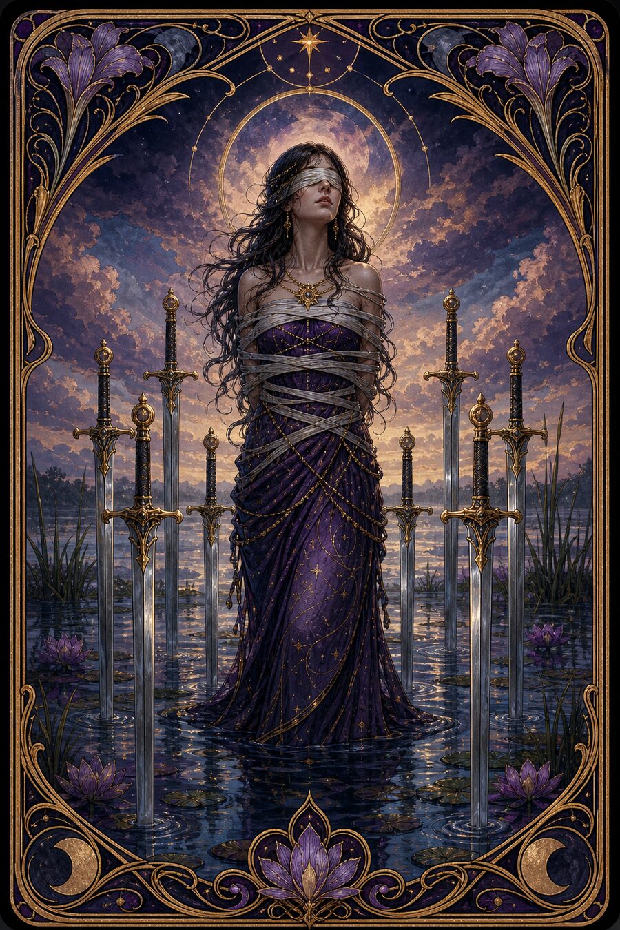 Eight of Swords tarot card