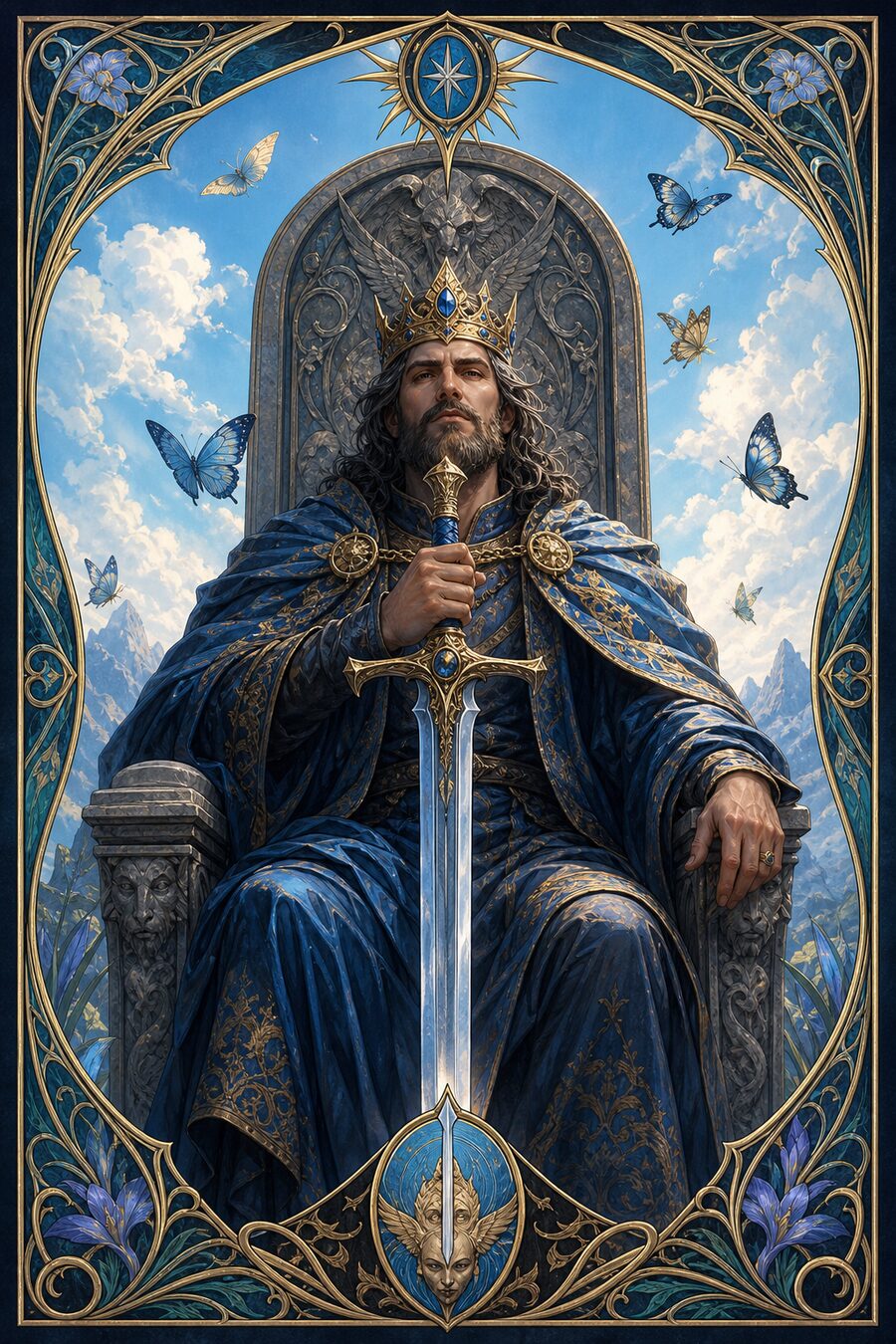 King of Swords tarot card