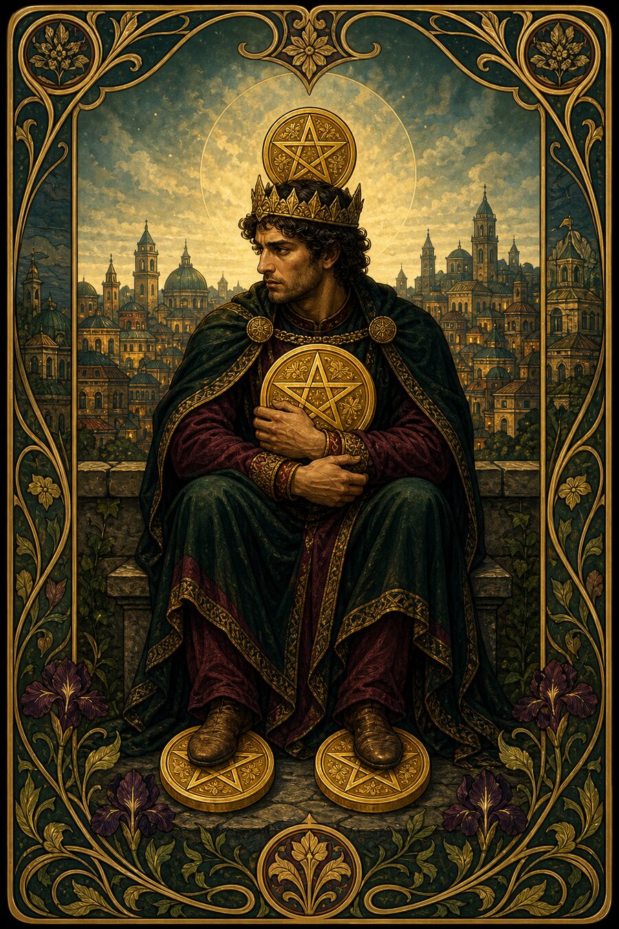 Four of Pentacles tarot card