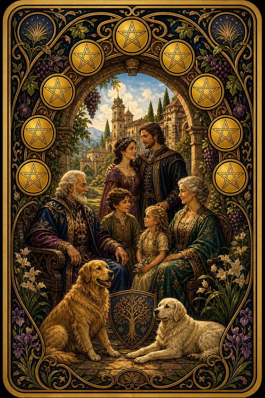 Ten of Pentacles tarot card