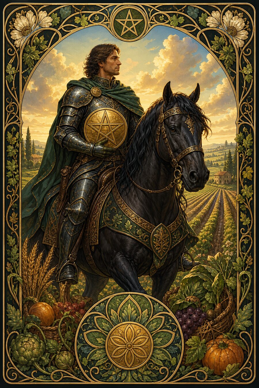 Knight of Pentacles tarot card